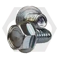 10-24 x 3/4" Thread Rolling Screws, Unslotted Indent Hex Washer Head HWH, Zinc Cr+3 & Wax , Full Thread, Qty 5000 Fan Favorite