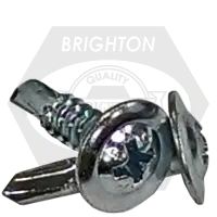 8-18 x 1" Proferred Self-Drilling Screws, Phillips Wafer Head, 2 Point BSD, Zinc Cr+3, Qty 5000 Cheap