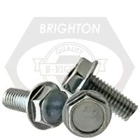 10-24 x 1/2" Machine Screws, Indented Hex Washer Head HWH, Zinc Cr+3, Full Thread, Coarse (UNC), Qty 7000 Authentic