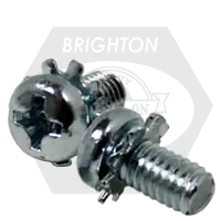 M3-0.50 x 5 mm Machine Screws w/ External Tooth Lock Washer, Phillips Pan Head, SEMS, Zinc Cr+3, Qty 20000 Grab Now