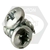 Certified 10-16 x 7/8" Self-Tapping Screws, Phillips Pan Head, Type AB, Zinc Cr+3, Full Thread, Qty 4000