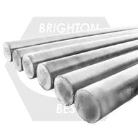 3/8" x 3 ft Unthreaded Rods, Steel Rounds, Zinc, A307, Qty 10 Buy Online