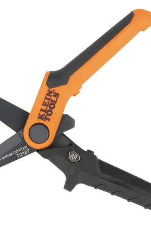 Klein Tools T2107 Compact Titanium-Coated Utility Shears, 7-Inch Order Now