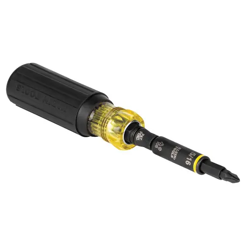Top Pick Klein Tools 32500HD Impact Rated Multi-Bit Screwdriver / Nut Driver, 11-in-1