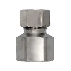 Popular ANDERSON METALS 700097-0806CP Female Adapter, 1/2-in Female Compression x 3/8-in Compression, Brass, Chrome-Plated