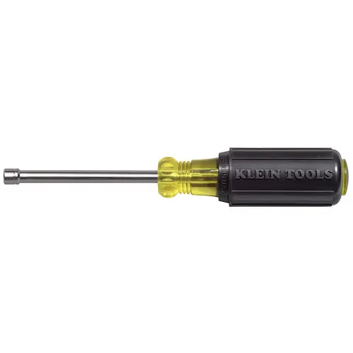 Klein Tools 630-4MM 4mm Nut Driver, 3-Inch Hollow Shaft, Cushion-Grip Sale