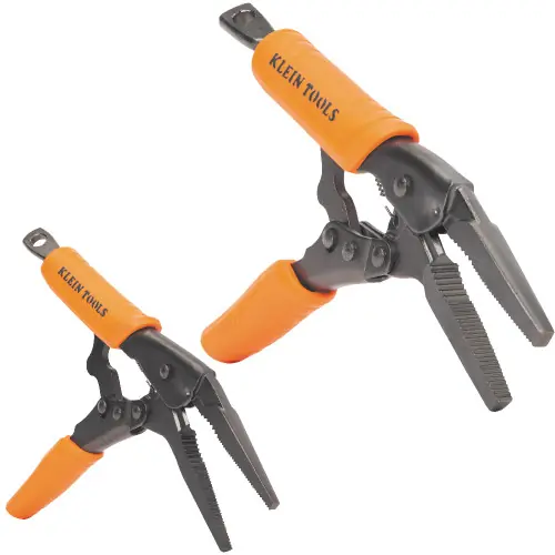 Klein Tools 38661 Long Nose Locking Pliers Set, 6- and 9-Inch, 2-Piece Certified