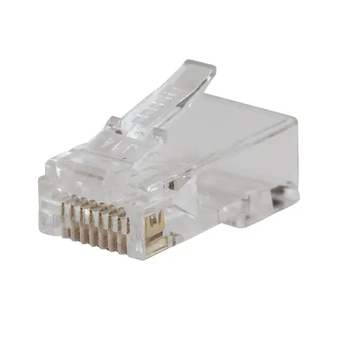 Certified Klein Tools VDV826-702 Pass-Thru Modular Data Plug, RJ45- CAT5E, 50-Pack