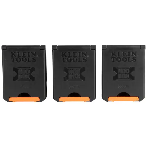 Klein Tools 55838MB MODbox Tool Belt Pouch Clips, 3-Pack Latest