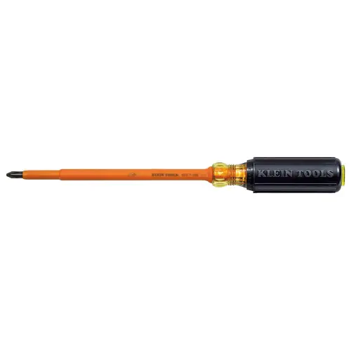 Klein Tools 6037INS Insulated Screwdriver, 2 Phillips, 7-Inch Round Shank Special Offer