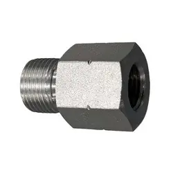 Express Delivery Midland Metal 9023-02-04 Reducer Bushing, 1/8-in Male BSPP x 1/4-in Female BSPP, Steel