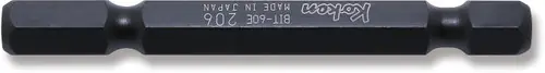 Limited Time Ko-ken BIT-60E 1/4 Hex Dr. Bit 1/4" For BD042E 60mm