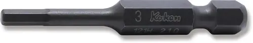 Ko-ken 121H.50-3 1/4 Hex Dr. Bit 3mm Hex Length 50mm Luxury