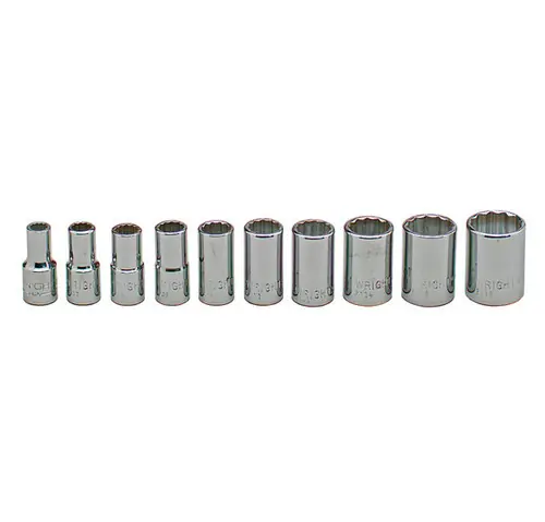 Bargain 1/2" Drive 19 Piece SAE (Wrt 422) USA Socket Master Set, Qty 1