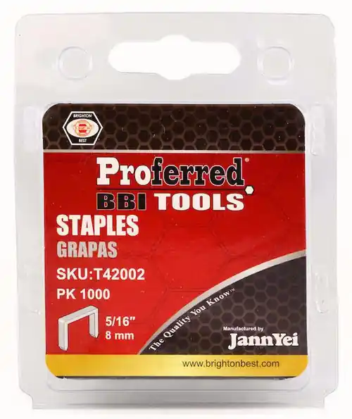 1/2"(12mm) Height Proferred Staples (1.2mm Thick, 10.6mm Wide), 1 Box (1,000 pcs) Special Discount