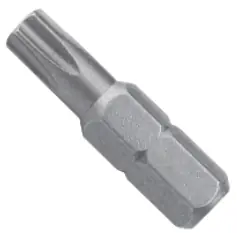 T9 x 1" Star (Torx) Bit Star Drive Screwdriver Bits, Qty 25 Flash Sale