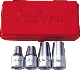 Ko-ken 4203M 1/2 Sq. Dr. Stud Bolt Setter set M6-M12 4 pieces Low Price