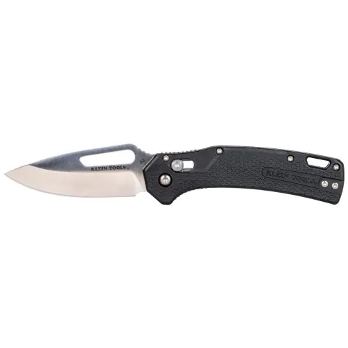 Klein Tools OGK000BKT KTO Resurgence Knife, Drop Point Blade, Black Handle Affordable