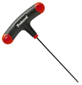 10.0mm x 6.5" Proferred T-Handle Hex Key, Qty 1 Direct From Factory