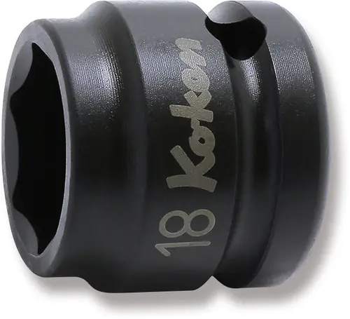 Seasonal Sale Ko-ken 14401MS-18 1/2 Sq. Dr. Socket 18mm 6 point Length 26mm Thin walled