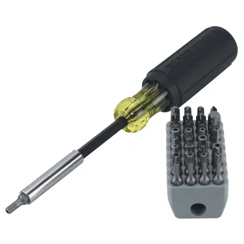 Klein Tools 32510 Magnetic Screwdriver with 32 Tamperproof Bits Must Have