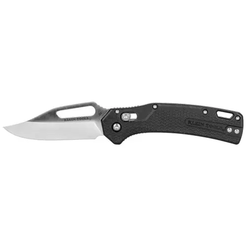 Klein Tools OGK002BKT KTO Resurgence Knife, Clip Point Blade, Black Handle Budget