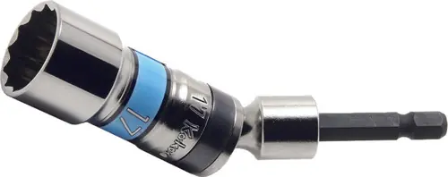 Luxury Ko-ken BD011SE-21 1/4 Hex Dr. Universal Long Socket 21mm 12 point 100mm