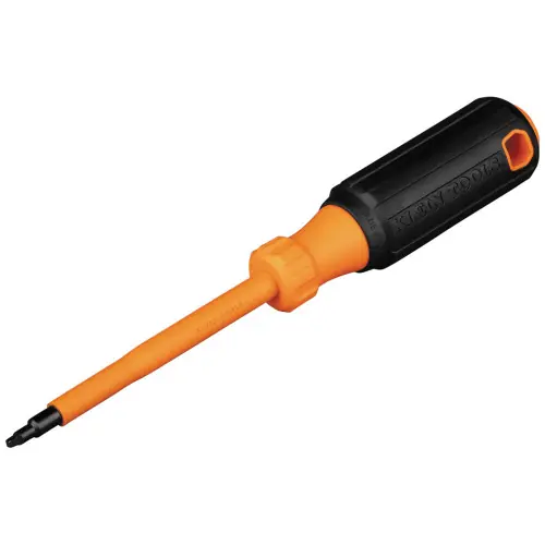 Klein Tools 6884INS Insulated Screwdriver, 1 Square, 4-Inch Round Shank Secure Checkout