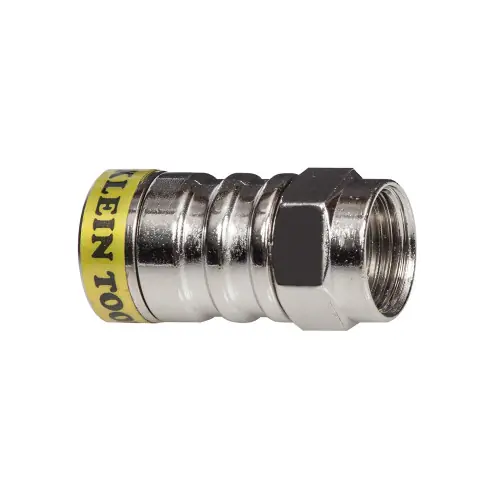 Fan Favorite Klein Tools VDV812-627 Push-On F Connectors RG6/6Q 10-Pack