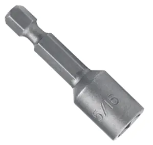 Top Rated 1/4" x 6" Impact Nut Setter (Magnetic) Magnetic Nutsetters, Qty 5