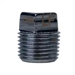 Midland Metal 45654LFCP Cored Plug, 3/4 in MPT, Bronze, Chrome-Plated Premium