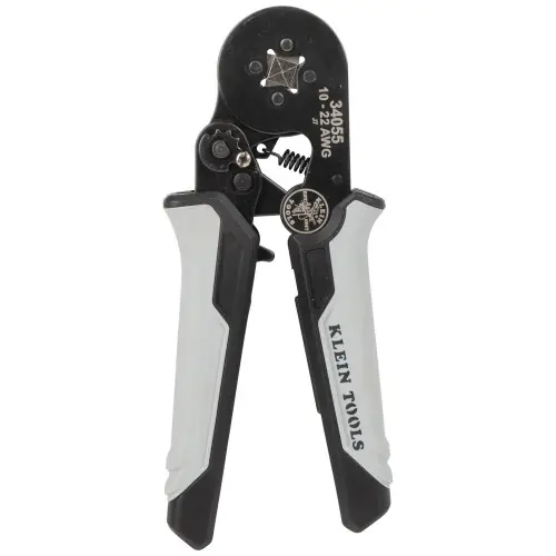 Flash Sale Klein Tools 34055 Ratcheting Ferrule Square Crimper, 10 to 22 AWG Wire