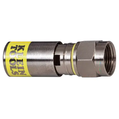 While Supplies Last Klein Tools VDV812-612 Universal F Compression Connectors RG6/6Q 50-Pack