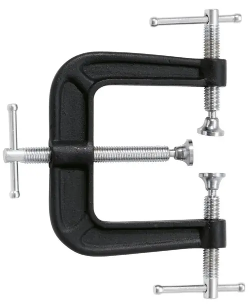 Bessey B-EC3 Clamp, woodworking, three way edge clamp, 2.5 In. x 2.5 In., 300 lb, 3 Pack Crafted