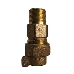 Midland Metal 9681212LF Pack Joint Adapter, 3/4-in MIP x 3/4-in Pack Joint (CTS), Lead-Free Bronze Free Returns