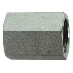 Midland Metal 9033-06-06 Coupling, 3/8-in Female BSPP x 3/8-in Female BSPP, Steel Fresh Stock