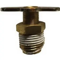 Midland Metal 46083B Radiator Type External Seat Drain Cock, 1/2 in Nominal Pipe, MPT, Brass Body Fresh Stock