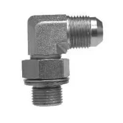 Midland Metal 7205NWO1020 90-deg Elbow, 5/8-in Male JIC x M20 Male Adjustable O-Ring Boss, Steel Trending