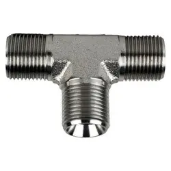 High Quality Midland Metal 9322-06-06-06 Union Tee, 3/8-in Male BSPP x 3/8-in Male BSPP x 3/8-in Male BSPP, Steel
