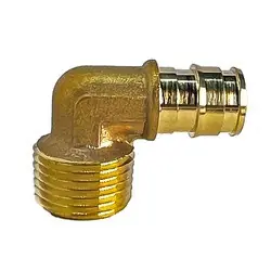 Midland Metal 35085CE Cold Expansion Male Elbow, 1/2-in Cold-Expansion PEX x 1/2-in Male NPTF, Lead-Free Brass Holiday Sale