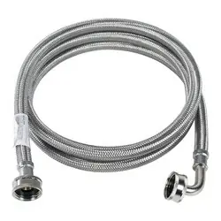 Midland Metal P-72CWH-12FG-3/8-EL Washing Machine Connector with Elbow Fitting, 72 in L, Stainless Steel Braid Don't Miss Out