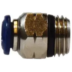 New Arrival Midland Metal 20056NA Male Adapter, 1/4-in Push-to-Connect x 3/8-in Male Global Thread, Brass, Nickel-Plated