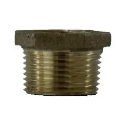 Midland Metal 44514LFUSA Hex Bushing, 1-1/4-in Male NPT, 1/4-in Female NPT, Lead-Free Bronze Budget