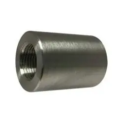 One Day Deal Midland Metal 63443B1 Barstock Reducing Coupling, 1-1/2 in FPT x 3/8 in FPT, Stainless Steel, 1000 lb
