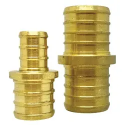 Midland Metal 35037 Coupling, 1-in PEX x 3/4-in PEX, Lead-Free Brass Must Have