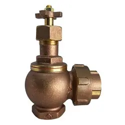 Affordable Midland Metal 947437 Angle Globe Valve with Union, 1-1/2-in Nominal, FPT Connection