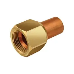 Midland Metal US5-1010 SAE 45-deg Flared Swivel Adapter, 5/8-in Female Flared Swivel x 5/8-in Sweat, Brass Deal