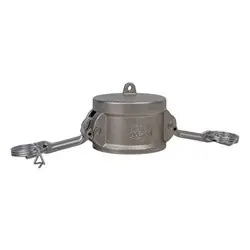 Buy Direct Midland Metal Economy Series E-CDC-400-SS1 Dust Cap, 4-in Female Coupler, Stainless Steel
