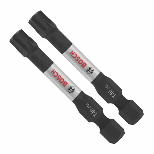 Bosch ITDT40202 2 pc. Driven 2 In. Impact Torx 40 Power Bits (2 Pack) Special Discount