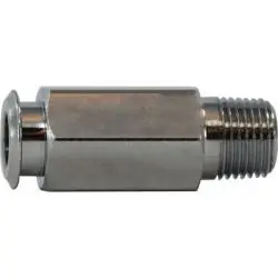 Popular Midland Metal 20461 Connector, 1/4 in Tube OD x 1/8 in MIP, Brass